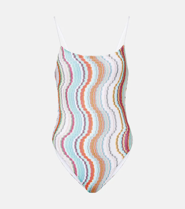  Missoni Missoni Wave Lamã© Swimsuit 