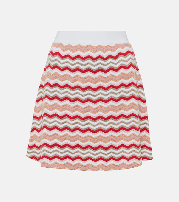  Missoni Missoni Zig Zag Cotton-blend Miniskirt 