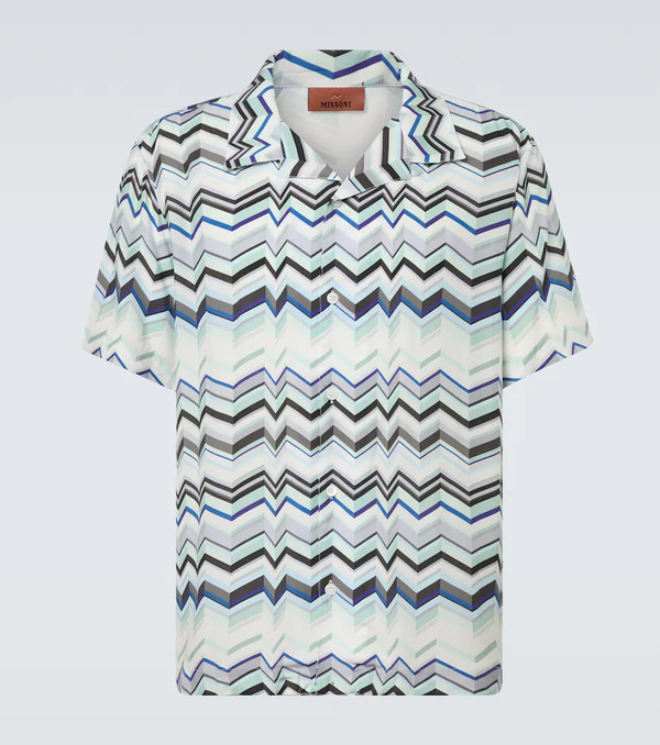  Missoni Missoni Zigzag Bowling Shirt 