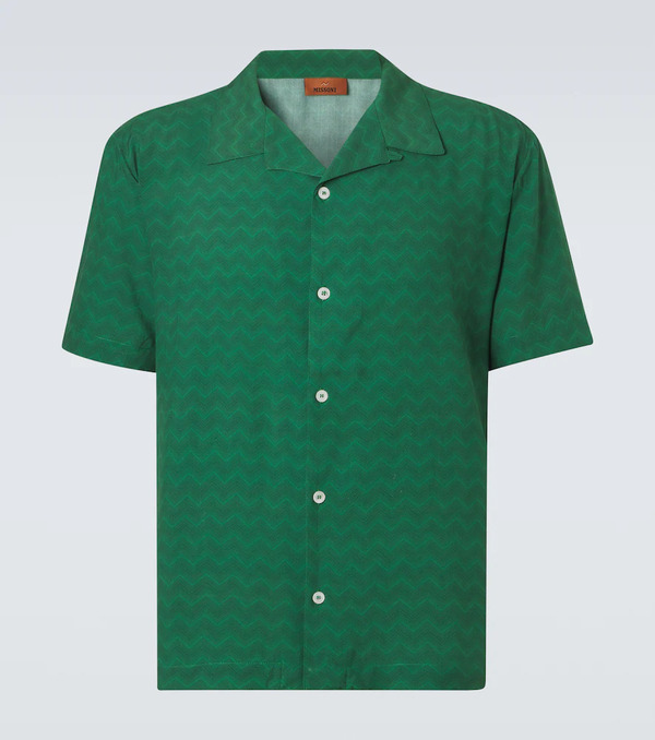  Missoni Missoni Zigzag Bowling Shirt 