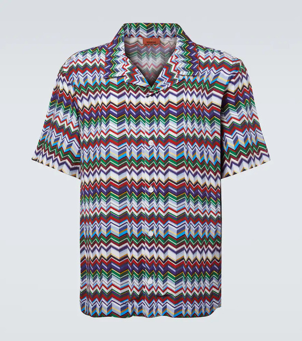  Missoni Missoni Zigzag Bowling Shirt 