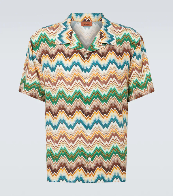  Missoni Missoni Zigzag Bowling Shirt 
