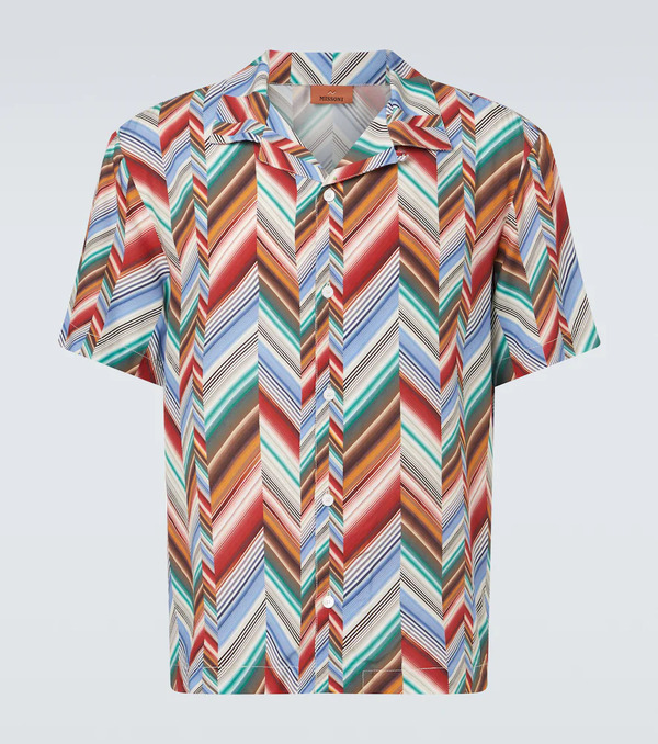  Missoni Missoni Zigzag Bowling Shirt 