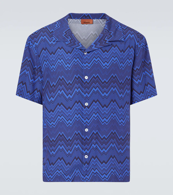  Missoni Missoni Zigzag Bowling Shirt 