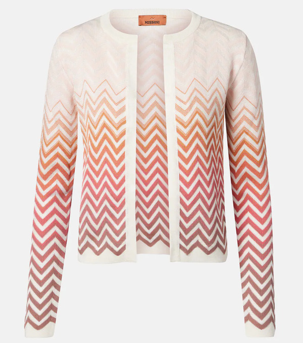  Missoni Missoni Zigzag Cotton-blend Cardigan 