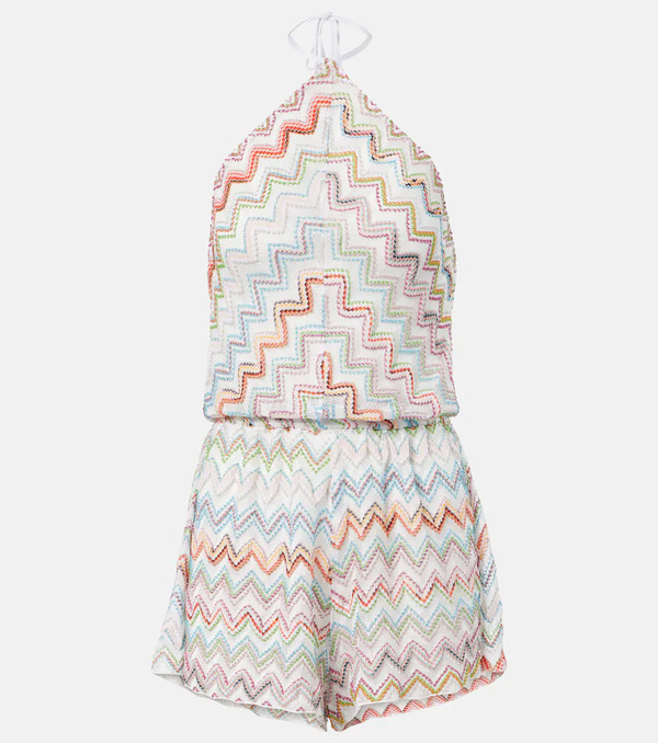  Missoni Missoni Zigzag Crochet Romper 