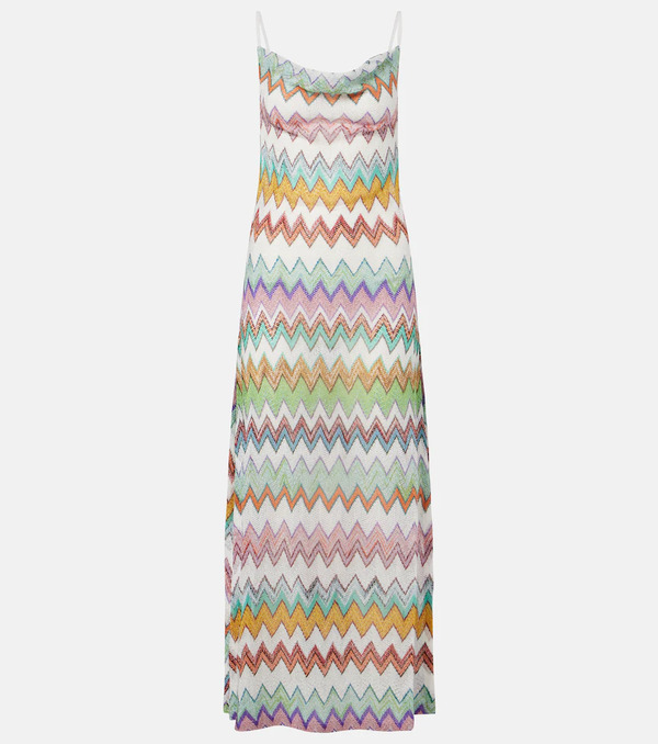  Missoni Missoni Zigzag Lamã© Maxi Dress 