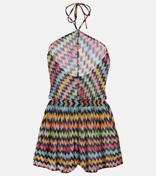  Missoni Missoni Zigzag Lamã© Playsuit 