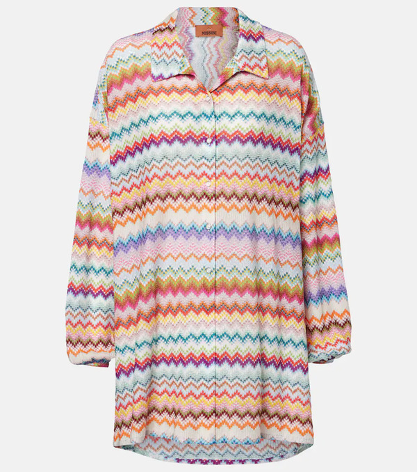  Missoni Missoni Zigzag Lamã© Shirt 