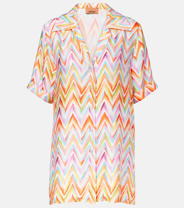  Missoni Missoni Zigzag Oversized Shirt 