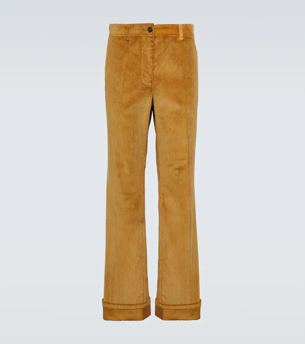  Miu Miu Miu Miu Corduroy Flared Pants 