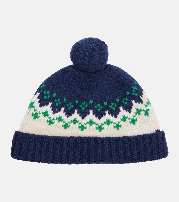  Miu Miu Miu Miu Fair Isle Virgin Wool Beanie 