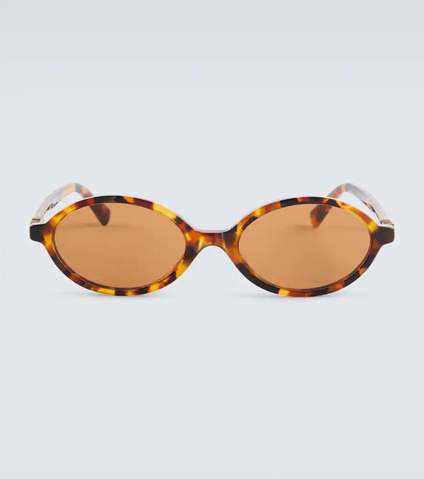  Miu Miu Miu Miu Miu Regard Oval Sunglasses 