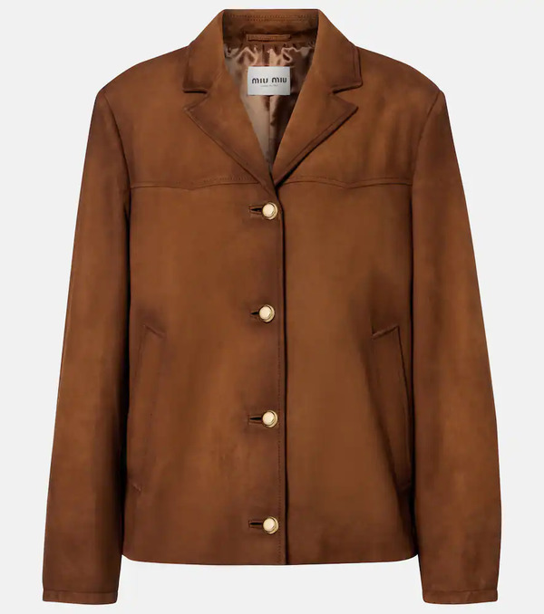  Miu Miu Miu Miu Suede Jacket 