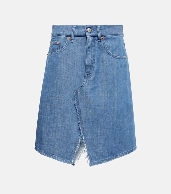  Mm6 Maison Margiela Mm6 Maison Margiela Denim Miniskirt 