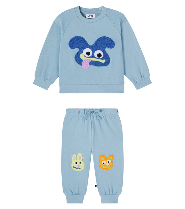 Molo Molo Baby Disc And Simeon Sweatshirt And Sweatpants Set 