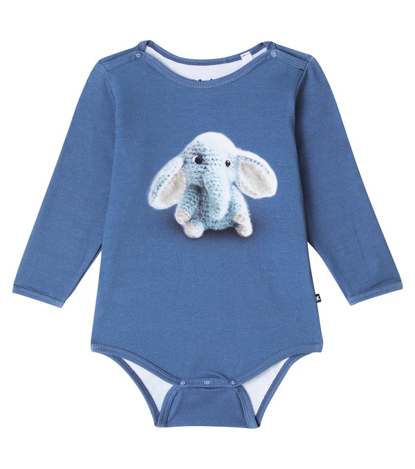  Molo Molo Baby Foss Cotton-blend Jersey Bodysuit 