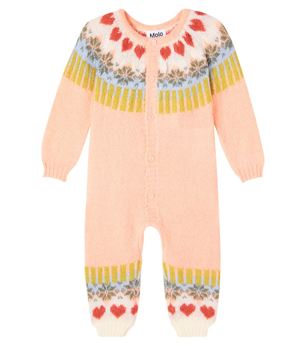  Molo Molo Baby Frej Alpaca-blend Onesie 