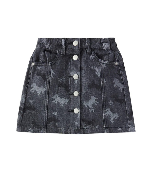  Molo Molo Bera Jacquard Denim Skirt 