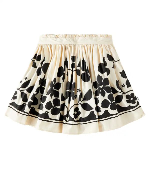  Molo Molo Bev Printed Cotton Skirt 