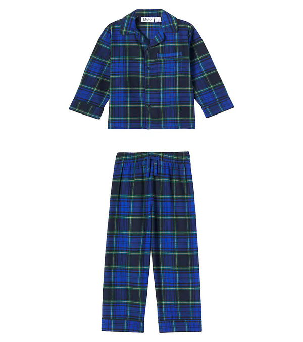  Molo Molo Lex Plaid Cotton Pajamas 