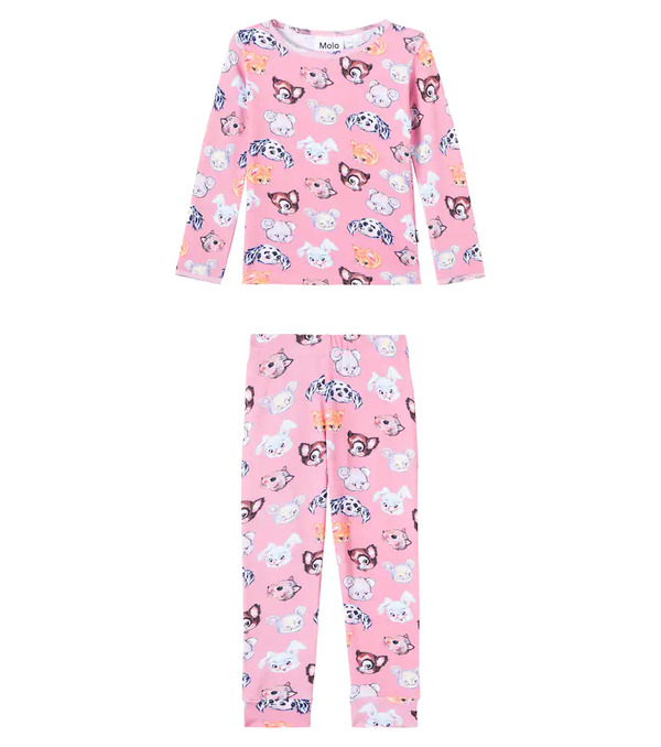  Molo Molo Lue Printed Cotton-blend Pajamas 