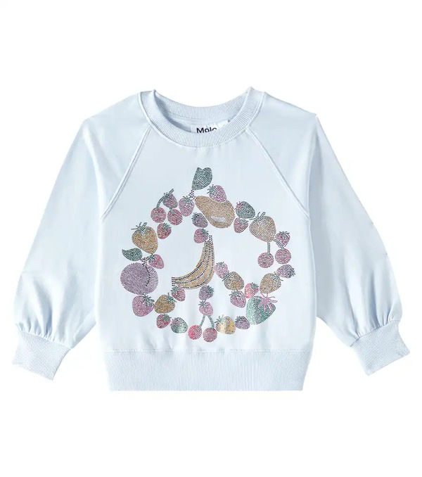  Molo Molo Marilee Glitter Cotton Jersey Top 