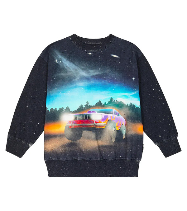 Molo Molo Mattis Printed Cotton Jersey Sweatshirt 