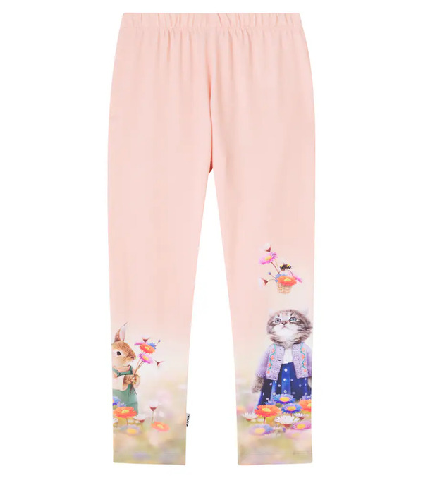  Molo Molo Niki Cotton-blend Jersey Leggings 