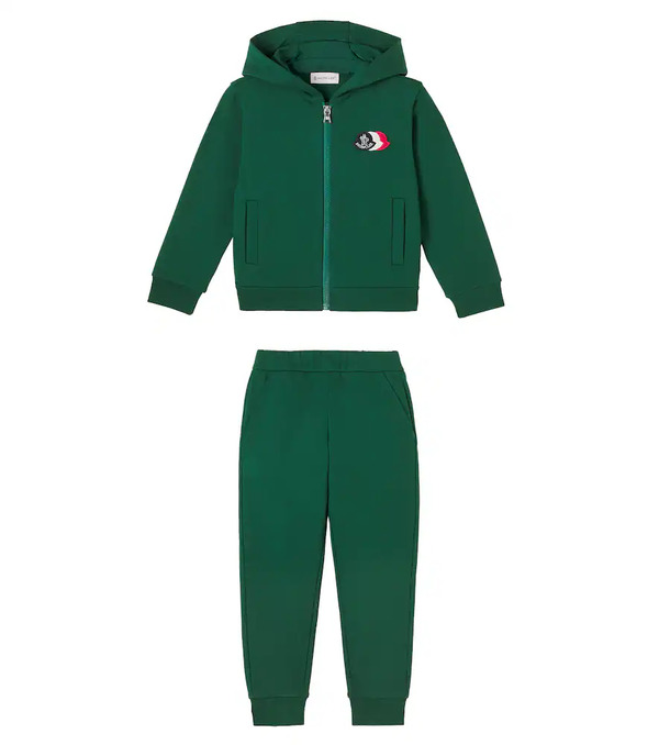  Moncler Enfant Moncler Enfant Cotton Fleece Hoodie And Sweatpants Set 