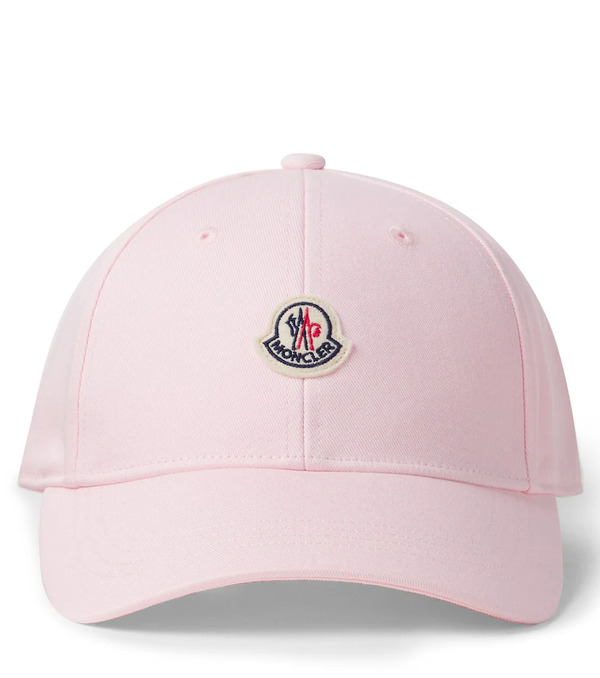  Moncler Enfant Moncler Enfant Logo Cotton Canvas Baseball Cap 