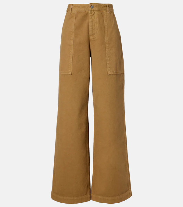  Moncler Moncler High-rise Wide-leg Pants 