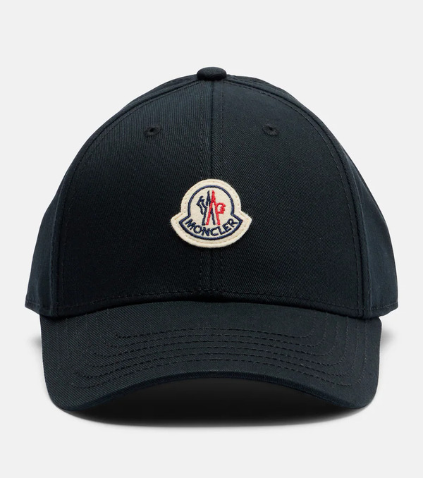  Moncler Moncler Logo Cotton Baseball Cap 