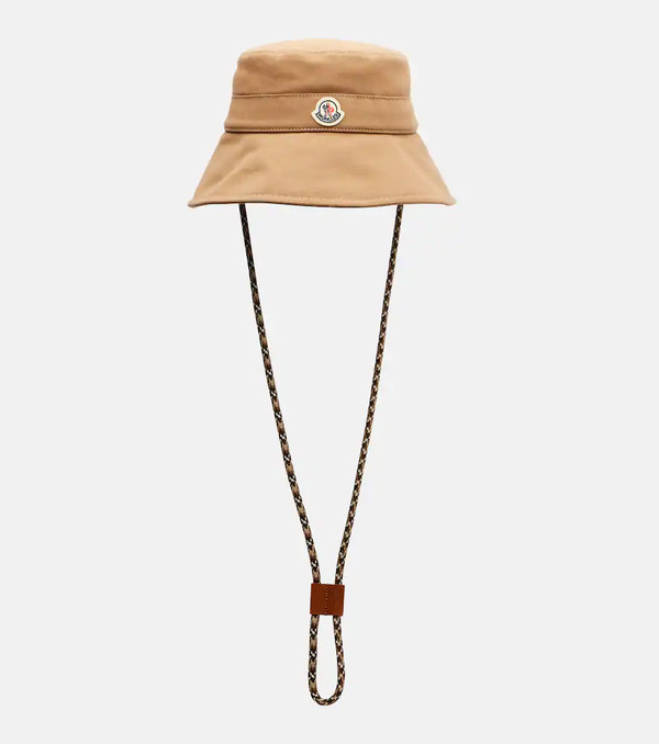  Moncler Moncler Logo Cotton Canvas Bucket Hat 