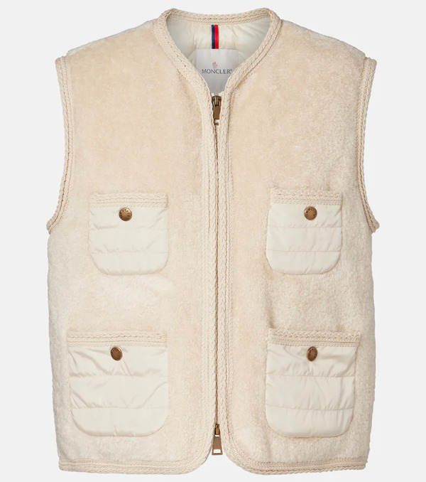  Moncler Moncler Mimosas Teddy Down Vest 