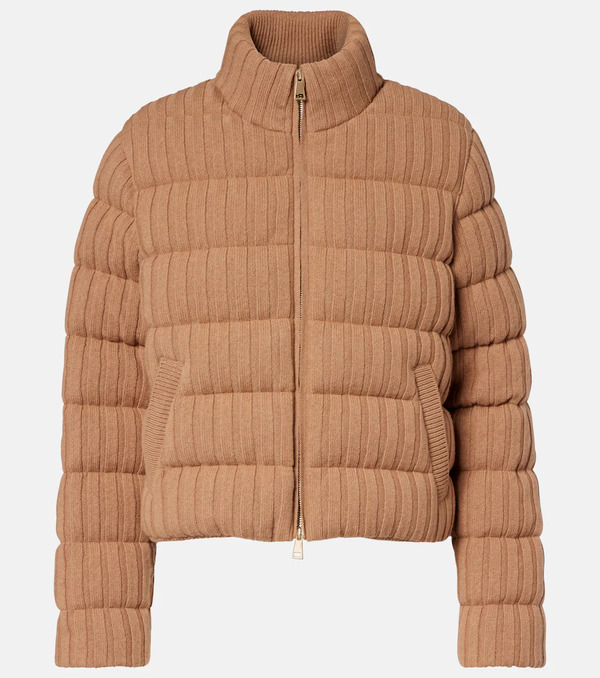  Moncler Moncler Wool And Cashmere Down Jacket 