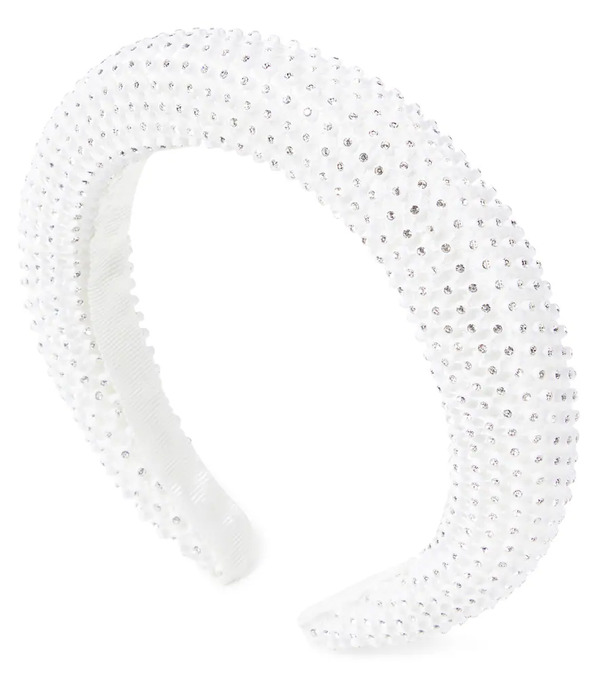  Monnalisa Monnalisa Embellished Satin Headband 