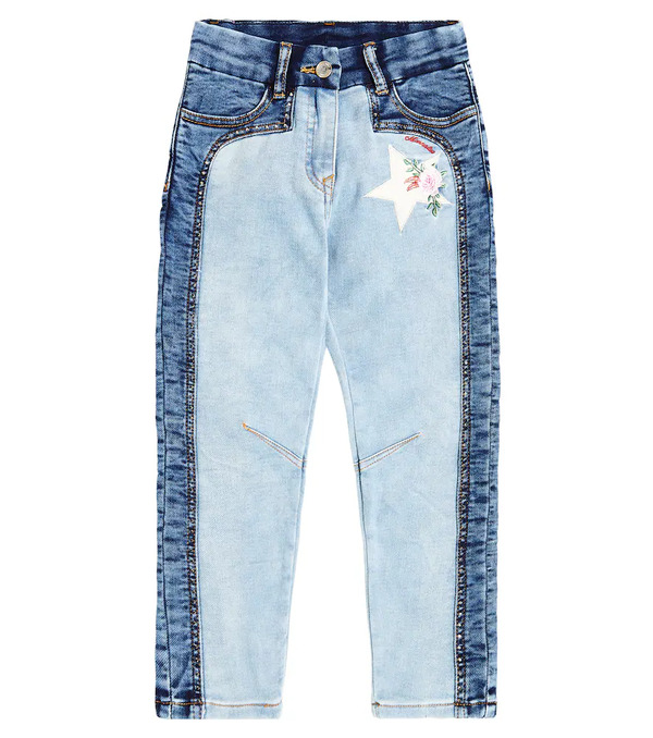  Monnalisa Monnalisa Embroidered Jeans 