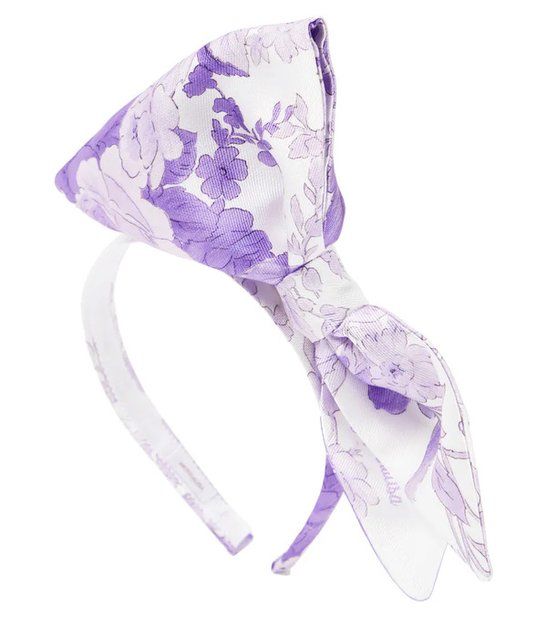  Monnalisa Monnalisa Floral Bow-detail Headband 