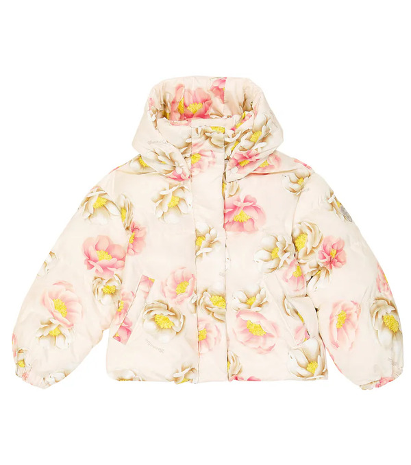  Monnalisa Monnalisa Floral Puffer Jacket 