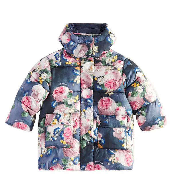  Monnalisa Monnalisa Floral Puffer Jacket 