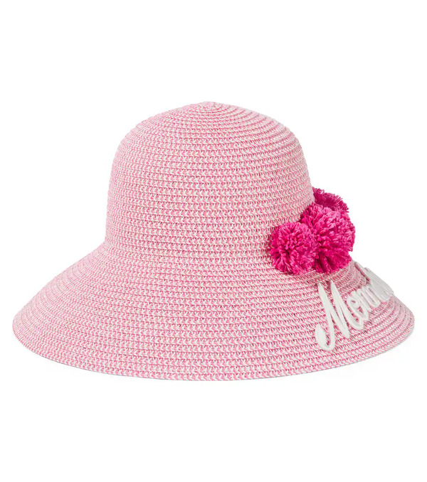  Monnalisa Monnalisa Logo Paper Sun Hat 