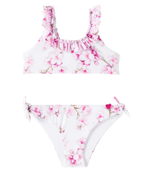  Monnalisa Monnalisa Ruffled Floral Bikini 