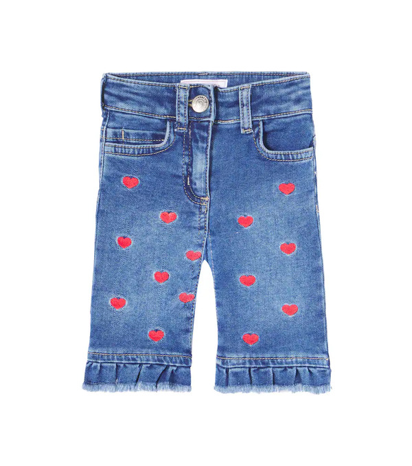  Monnalisa Monnalisa X Disneyâ® Baby Embroidered Straight Jeans 