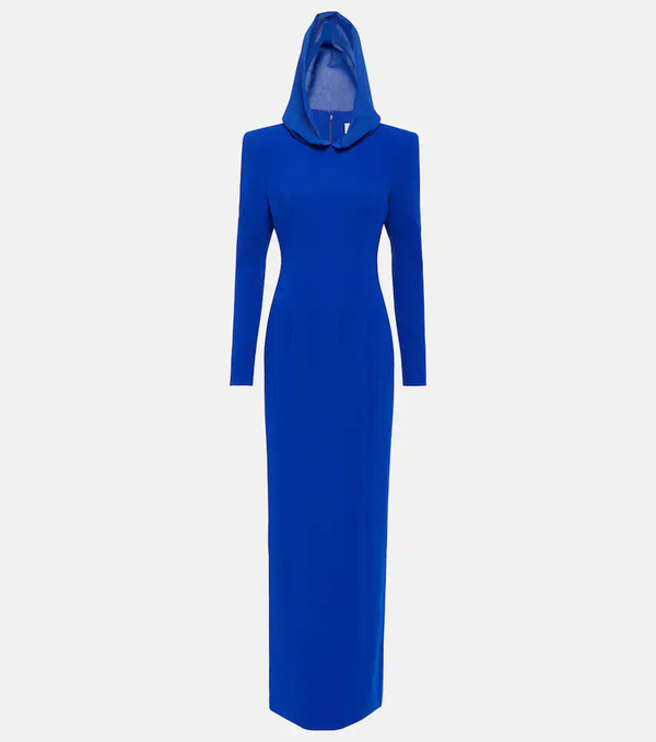  Monot Mã´not Hooded Crãªpe Maxi Dress 