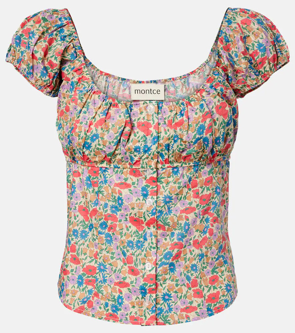  Montce Montce Millie Floral Cotton Top 