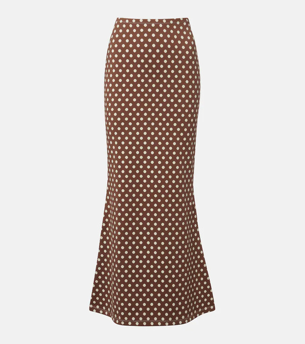  Montce Montce Natalia Polka-dot Maxi Skirt 