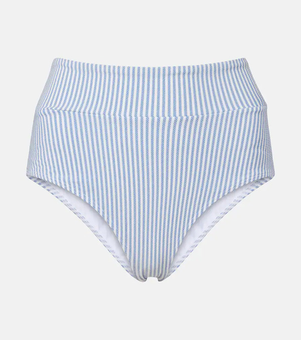  Montce Montce Striped High-rise Bikini Bottoms 