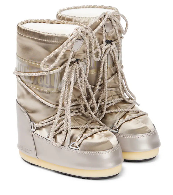  Moon Boot Kids Moon Boot Kids Icon Glance Metallic Snow Boots 