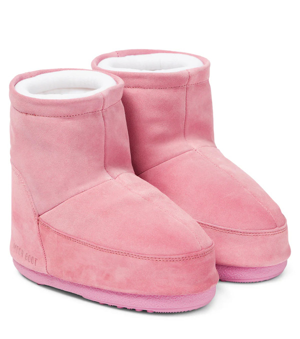  Moon Boot Kids Moon Boot Kids Icon Suede Snow Boots 